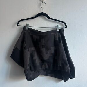 Vivienne Westwood red label wool asymmetrical mini skirt. Size US S.